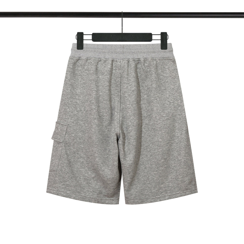 C.P Company - Shorts en coton avec poche latérale - Gris