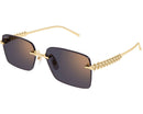 Cartier - Lunettes solaires Cartier Clash Monture Or Verres Rose