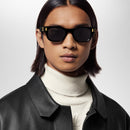 Louis Vuitton - Lunettes de soleil carrées rondes LV Confidence Noir