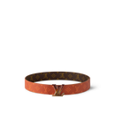 Louis Vuitton - Ceinture LV Dimension Sunset 40 mm réversible Marron
