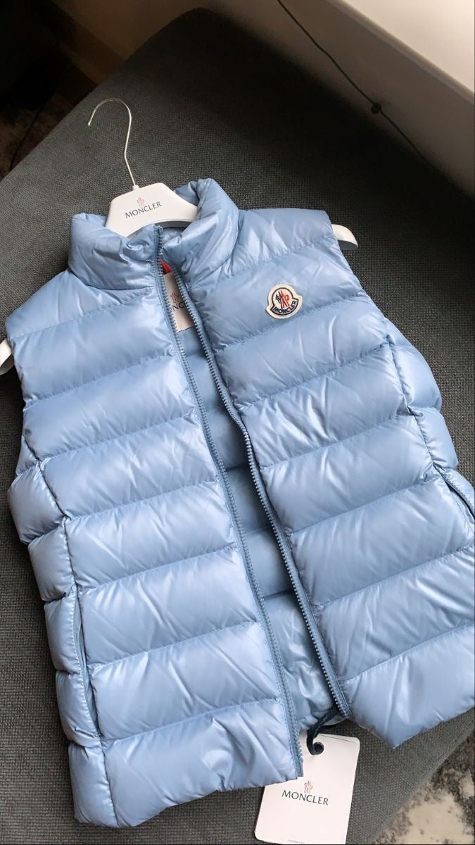 Moncler - Doudoune sans manche Bleu