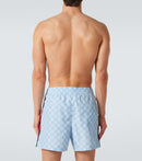 GUCCI - Short de bain GG Bleu