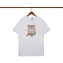 Burberry - T-shirt Burberry avec logo monogramme en tartan - Blanc