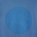 Burberry - T-shirt en coton avec badge EKD Bleu
