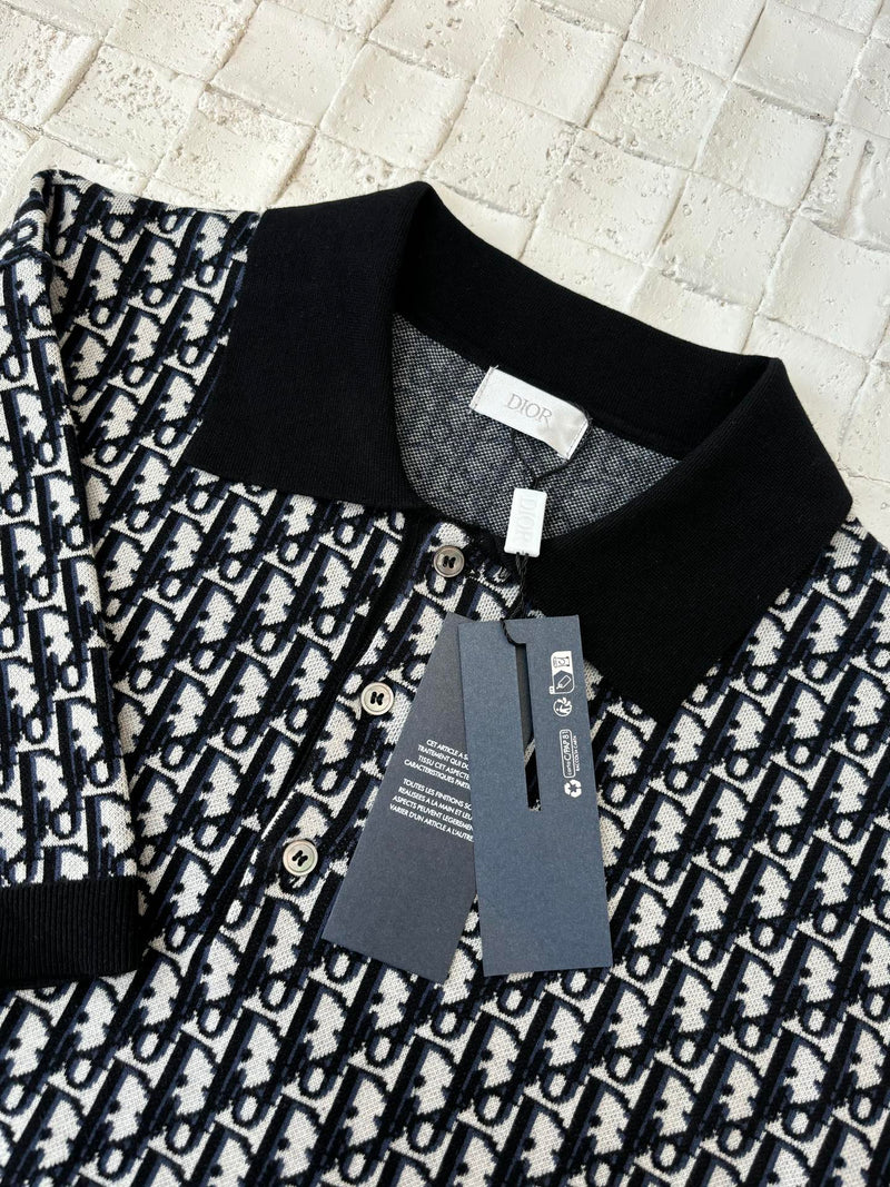Dior - Polo Dior Motif Iconic Noir/Blanc