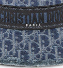 Dior - Bob D-Bobby Dior Oblique à petit bord Denim Bleu