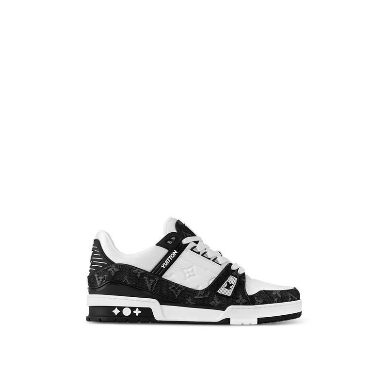 Sneaker LV Trainer Noir Blanc
