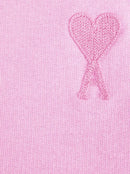 Ami - Short de sport à logo brodé Rose