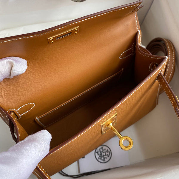 Hermes - Birkin 19 cm Marron cognac