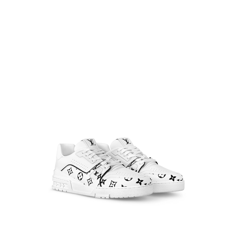 Sneaker LV Trainer Blanc Noir