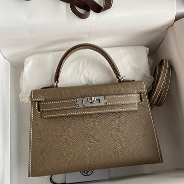 Hermes - Birkin 19 cm Brun Taupe