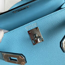 Hermes - Birkin 19 cm Bleu azur