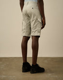 C.P Company - Short Cargo stretch sateen Blue Fox Grey