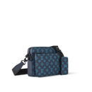 Sac Trio Messenger Bleu Noir