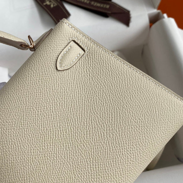 Hermes - Birkin 19 cm Crème Vanille