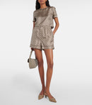 Gucci - Short GG imprimé en soie