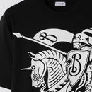 Burberry - T-shirt en coton EKD Noir