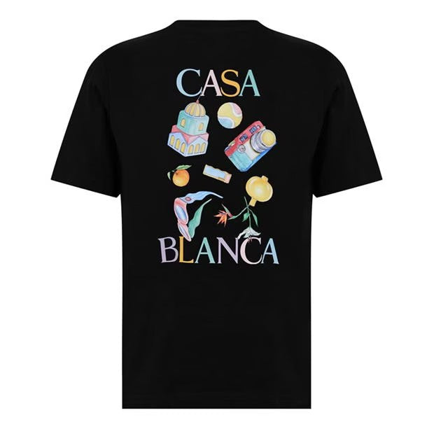 Casablanca - T-shirt Objets en vrac Noir
