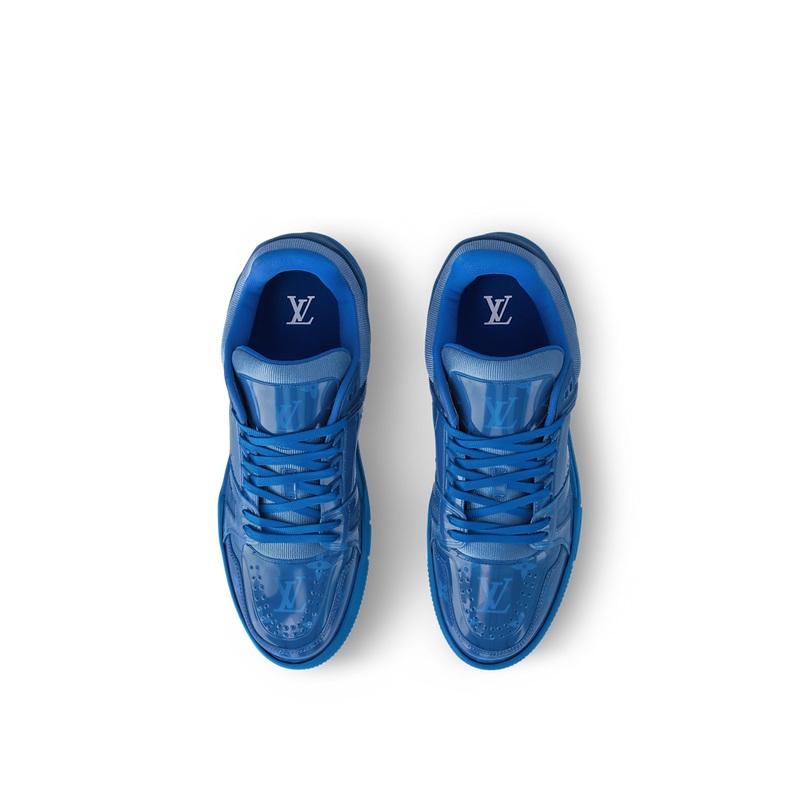 Sneaker LV Trainer Bleu Ocean