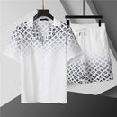 Louis Vuitton - Ensemble CHEMISE + SHORT logo LV Blanc