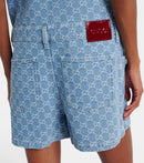 Gucci - Combi-short GG en jacquard de denim