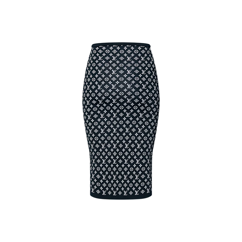 Louis Vuitton - Jupe en maille Monogram Jacquard