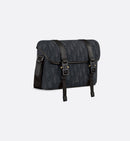 Sac Messenger à rabat Dior Hit The Road Noir