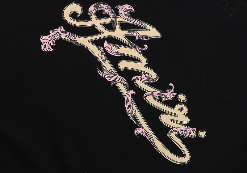 Amiri - T-shirt en coton écriture signature Noir