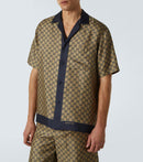 GUCCI - Chemise GG imprimée en soie