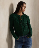 Ralph Lauren - Cardigan torsadé en laine et cachemire Castleton Green