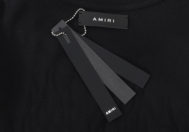 Amiri - T-shirt en coton Smoke Noir