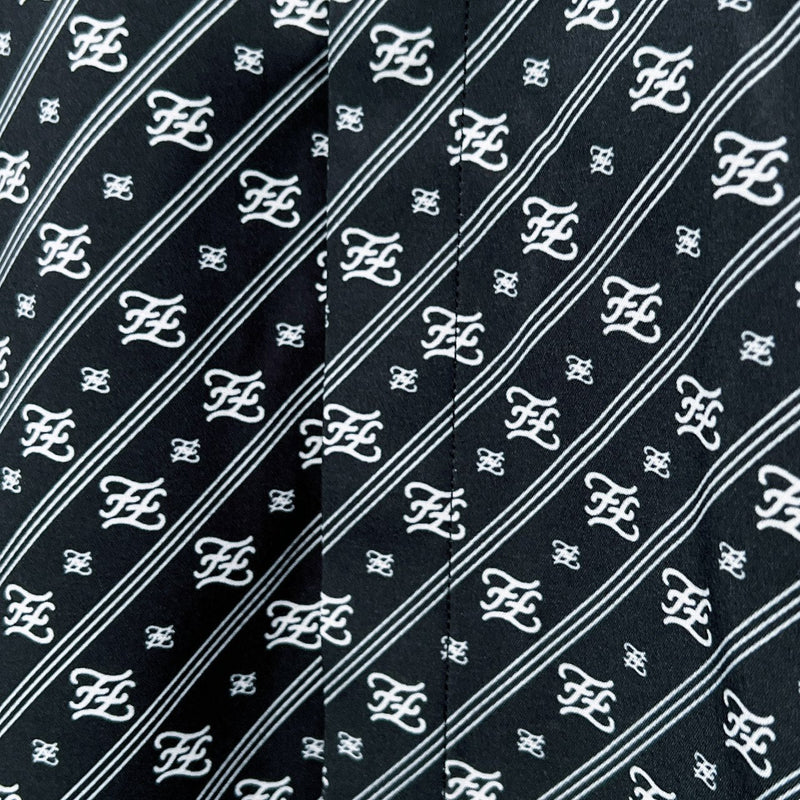 Fendi - Chemise à Manches Longues avec Motif Monogramme Noir/Blanc