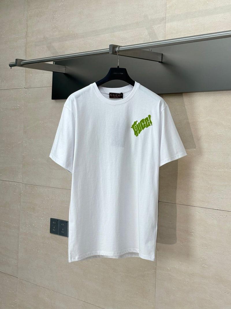 Gucci - T-shirt Gucci imprimé - Blanc et Vert