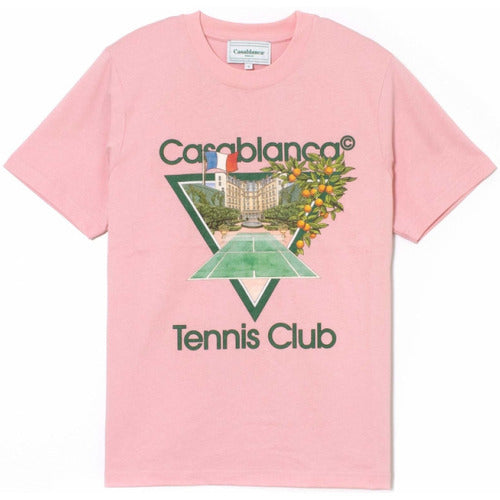 Casablanca - T-shirt Tennis Club Icon Rose
