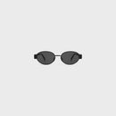 Celine - Lunettes De Soleil Triomphe métal 01 Black / Smoke