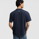 Louis Vuitton - Tee-shirt manches courtes ornementé LV Vers Dark Blue