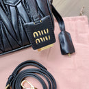 Miumiu - Arcadie matelassé nappa leather bag Noir