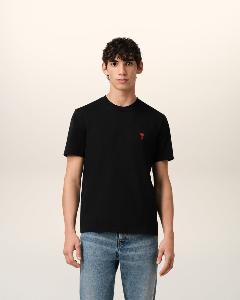 Ami - T-shirt Patch Ami De Cœur en coton Noir