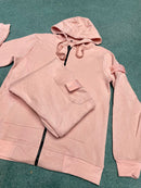 Stone Island - Survêtement Haut & Bas Rose patch Rose