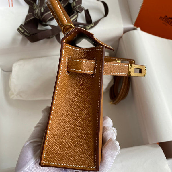 Hermes - Birkin 19 cm Marron cognac