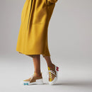 Hermès - Sneakers slip-on Lift Multicolore Beige Lin