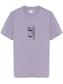 C.P Company - T-shirt à logo imprimé Mauve