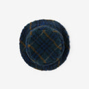 Bob en molleton Check Argil midnight