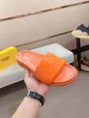 Fendi - Claquettes Fendi Roma Classique Orange