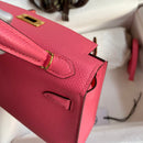 Birkin Rose écarlate 19 cm Rose framboise