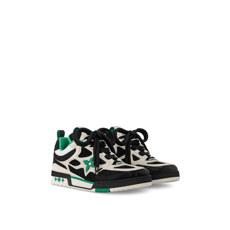 Sneaker LV Skate Noir Blanc Vert