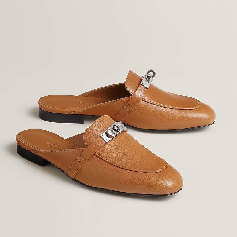 Hermès - Mules Oz Naturel