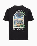 Casablanca - T-shirt Night Palm Noir
