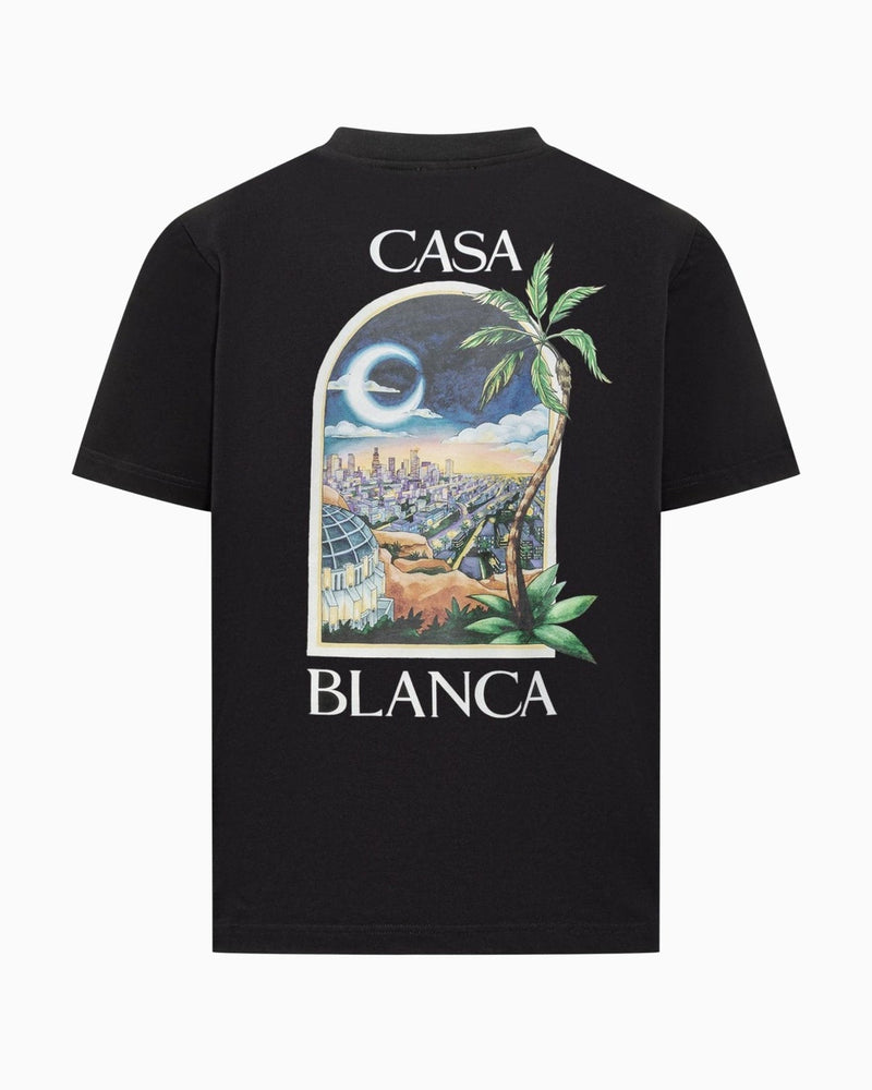 Casablanca - T-shirt Night Palm Noir
