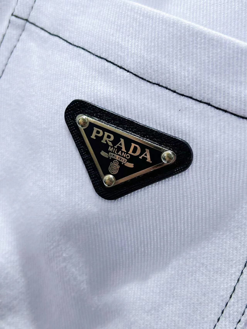 Prada - Ensemble Prada CHEMISE + SHORT Blanc